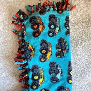 Monster Truck toddler blanket
